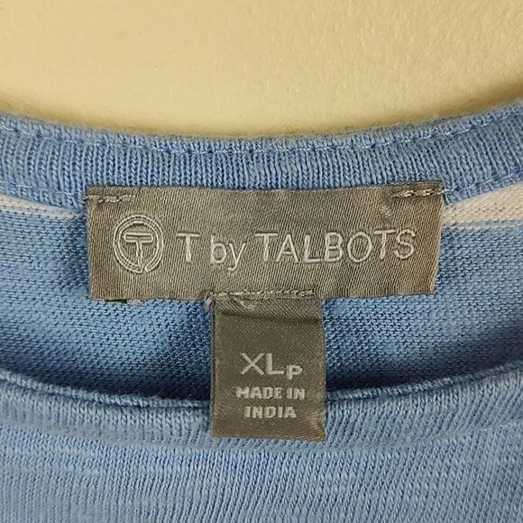 Talbot's Tie Waist Dress in Boardwalk Stripe Size XLP - Picture 2 of 12